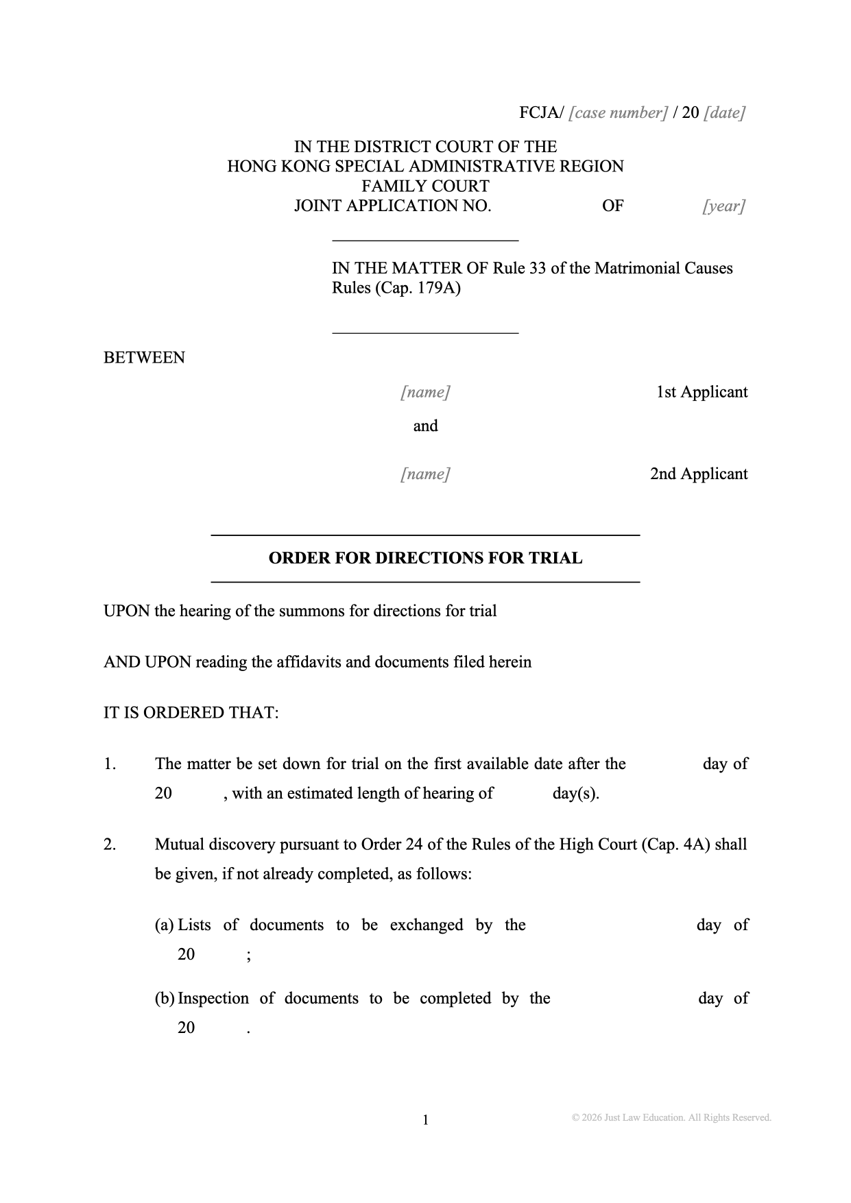 Form DO-44: Directions (JA)