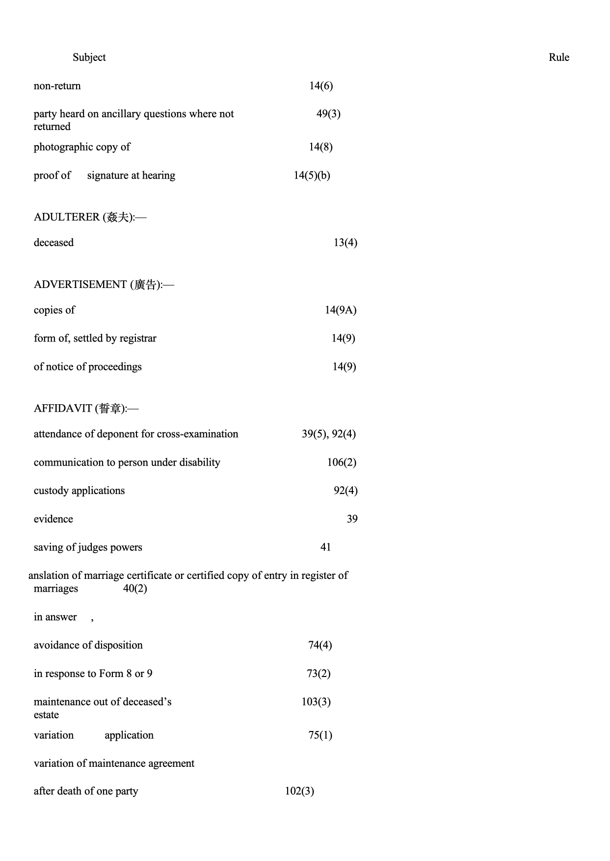 Form 30: Originating Summons for Application